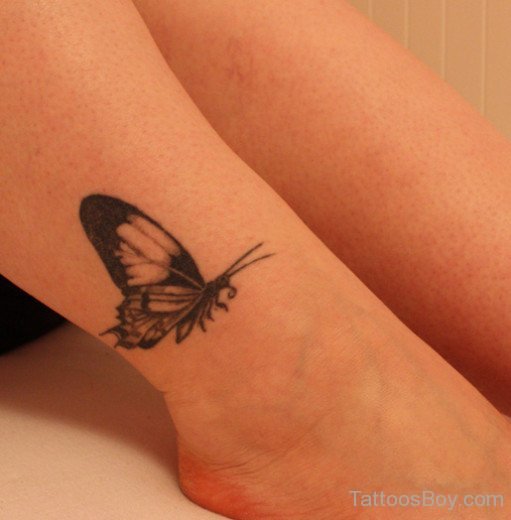 Cool Butterfly Ankle Tattoos