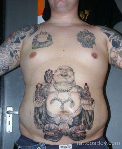 Funky Tattoo Stomach