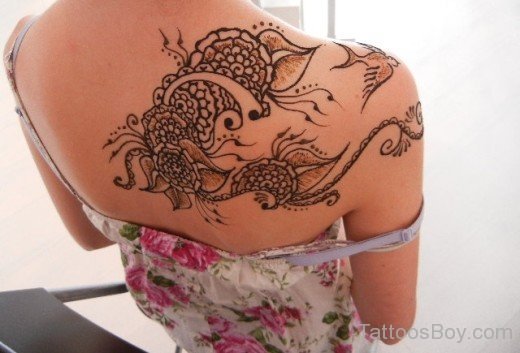 Gorgeous African Drawing Tattoo On Back