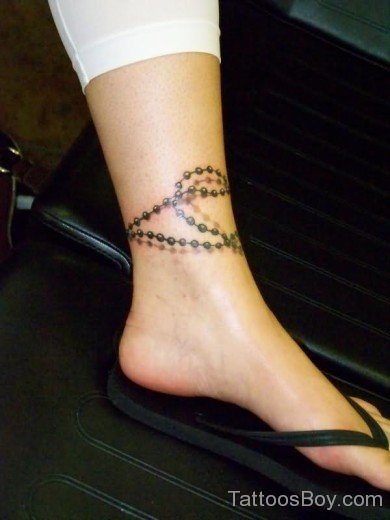 Cute Tattoo On Ankle 
