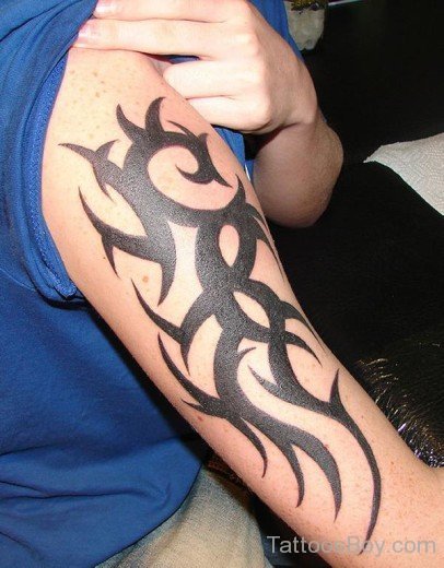 Tribal Tattoo Design On Arms