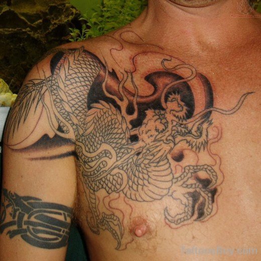 Cool Tattoo On Chest