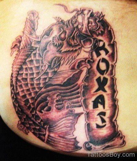 Stylish Asian Tattoo Design