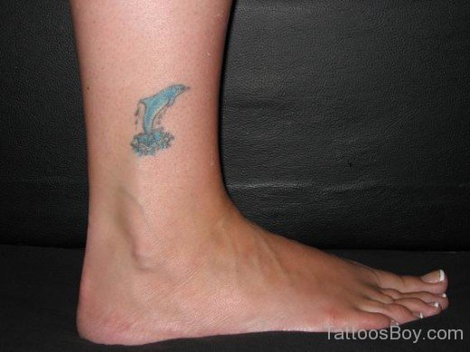 Small Fish Ankle Tattoo
