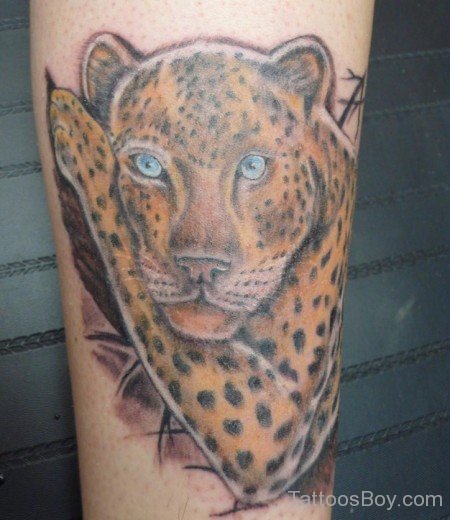 Tiger Tattoo On Ankle