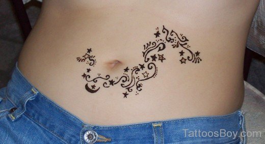 Amazing Belly Tattoo