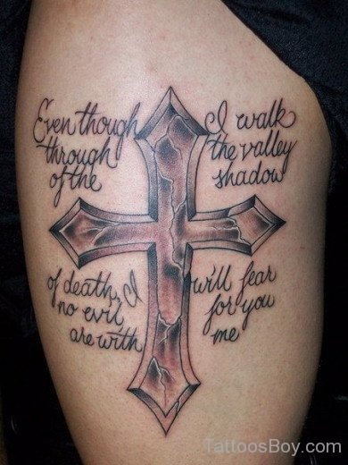 Amazing Cross Tattoo