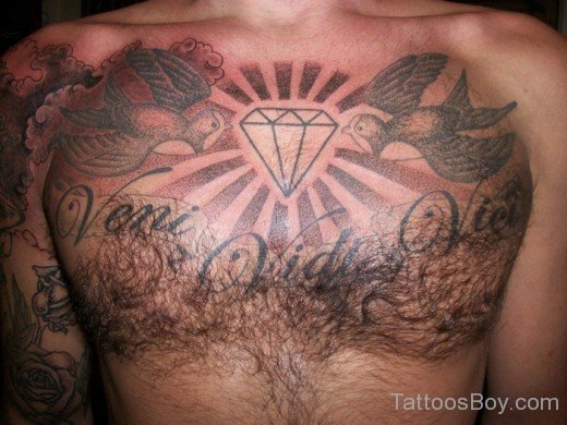 Attractive Chest Tattoo