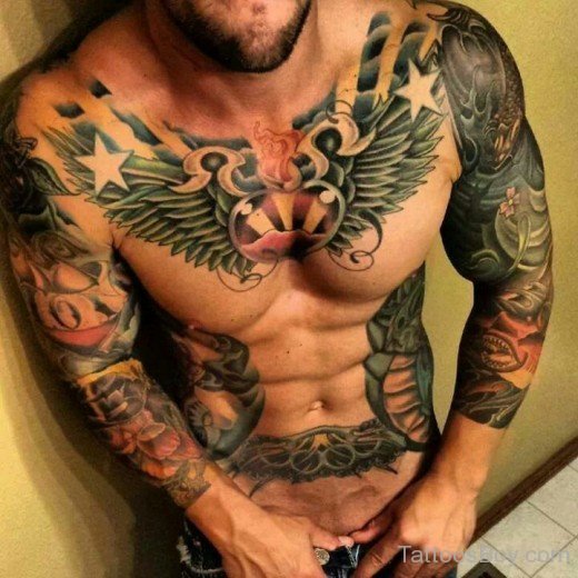 Awesome Tattoo On Chest