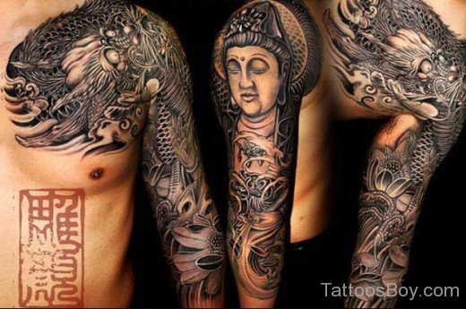 Beautiful Buddha Tattoo  Design