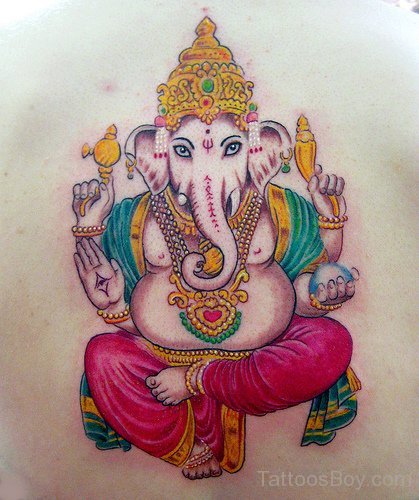 Beautiful Ganesha Tattoo Design