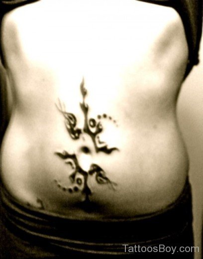 Belly Button Tattoo Design