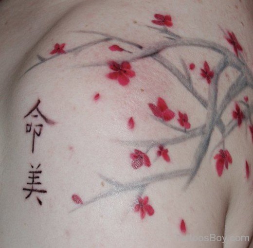 Best Cherry Blossom Tattoo Design