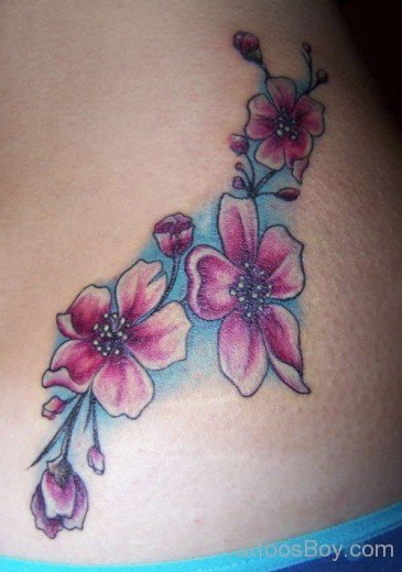 Best Cherry Blossoms Tattoo Design