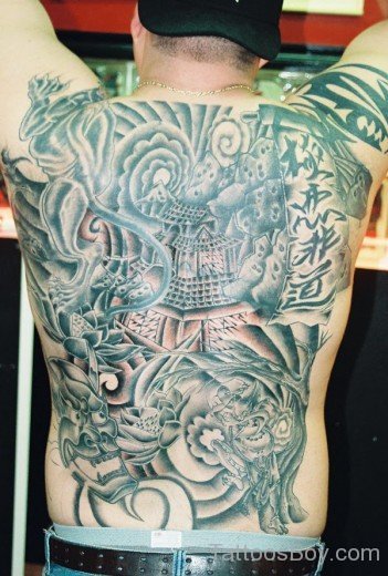 Best Chinese Tattoo Design On Full Back Body