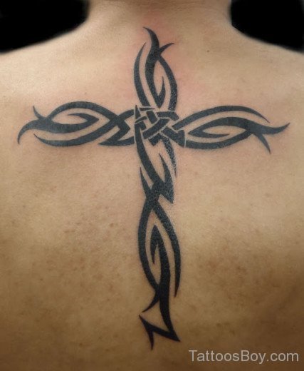 Stylish  Cross Tattoo