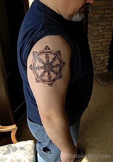 Buddha Symbol Tattoo On Shoulder | Tattoo Designs, Tattoo Pictures