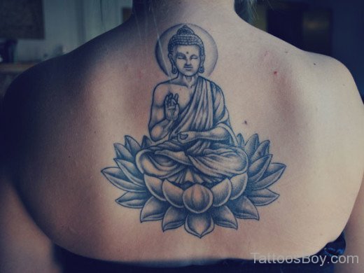 Buddha Tattoo On Back