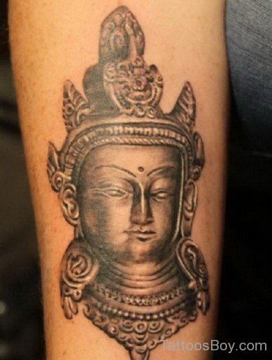 Buddhist Tattoo Design On Arms