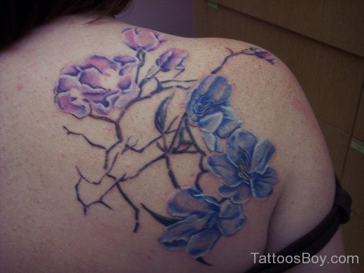 Cherry Blossom Flowers Tattoo