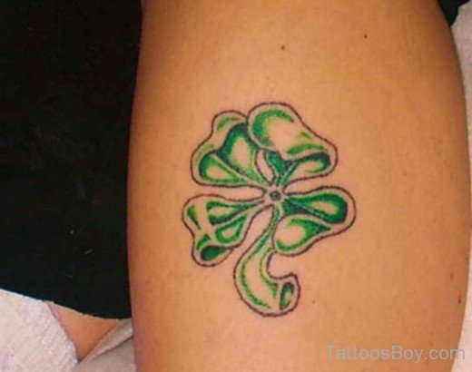 Awesome Clover Tattoo On Arm