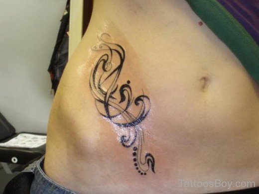 Cool Music Notes Tattoo 