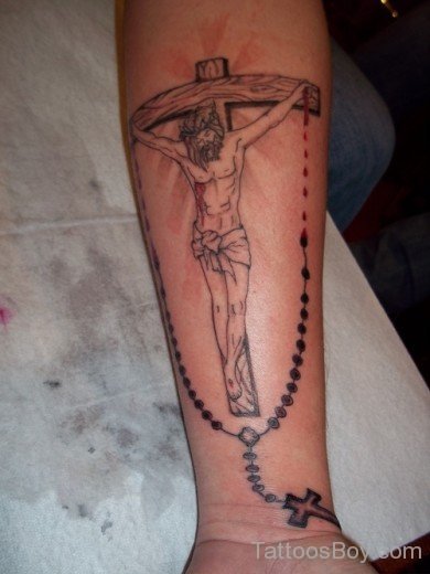 Cross Tattoo Design On Arm