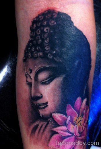 Cute Buddhist Tattoo Design