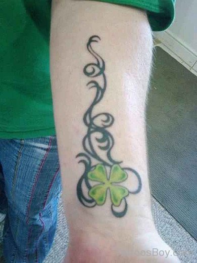 Exellent Clover Leaf Tattoo