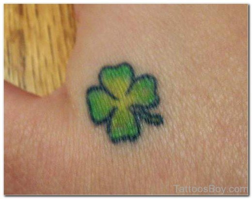 Amazing Clover Leaf Tattoo Design