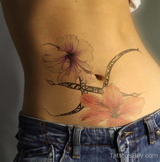 Hibiscus Flower Tattoo Design