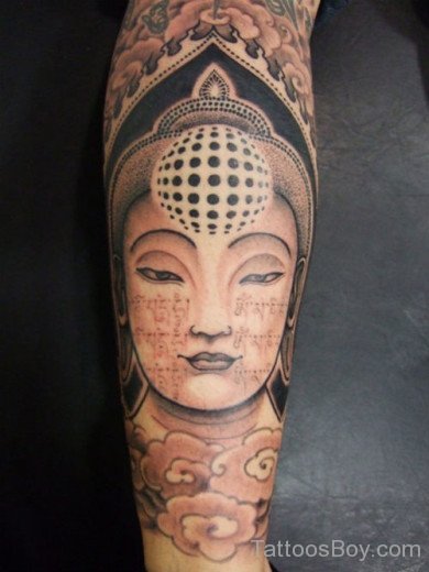 Graceful  Buddha Tattoo Design