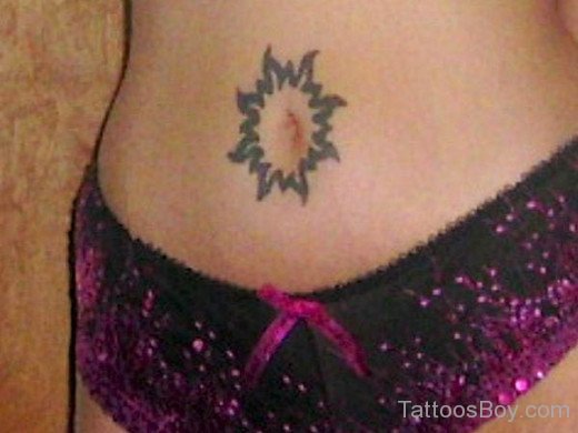 Small Belly Tattoo