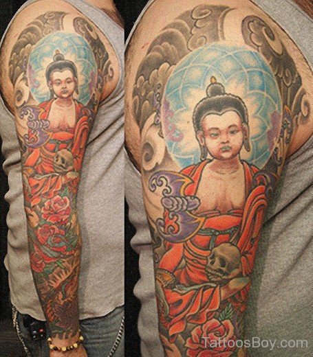 Stunning  Buddhist Tattoo Design