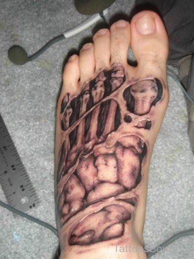 Amazing Foot Tattoo Design