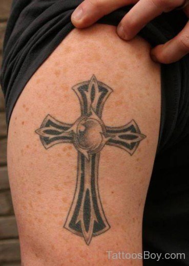 Amazing Religious Tattoo On Shoulder