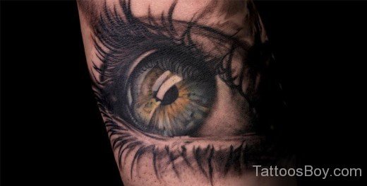 Delightful Eye Tattoo Design