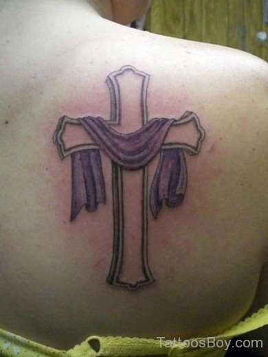 Attractive Cross Tattoo Design