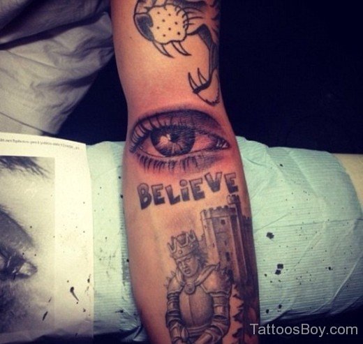 Awesome Eye Tattoo On Arm