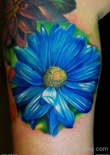 Lovely Daisy Flower Tattoo Design
