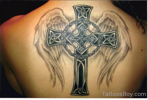 Beautiful Religious Tattoo On Back