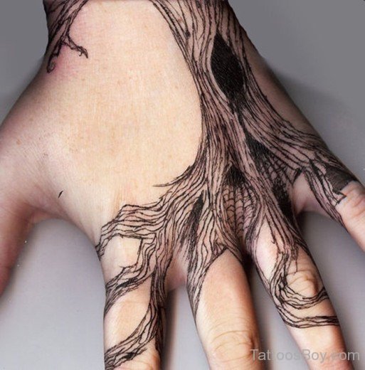 Creative Tattoo On Hand