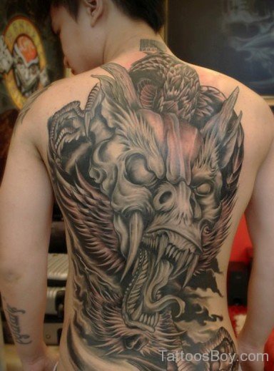 Nice Dragon On Back