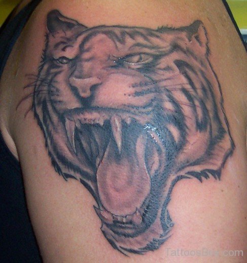 Elegant Tiger Tattoo