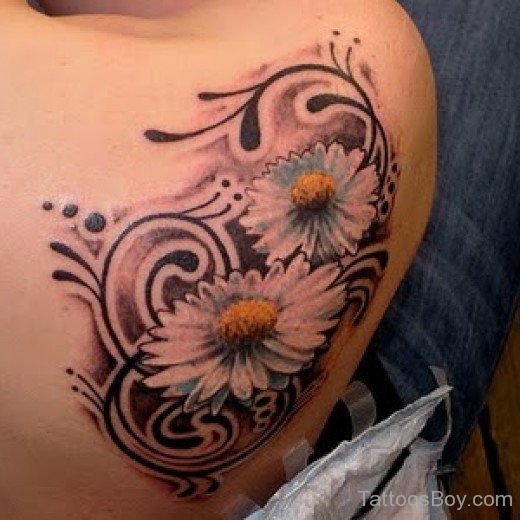Gorgeous Daisy Tattoo Design