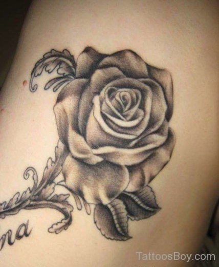 Stunning  Rose Tattoo Design