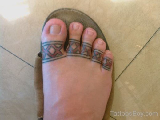 Nice Toe Tattoo