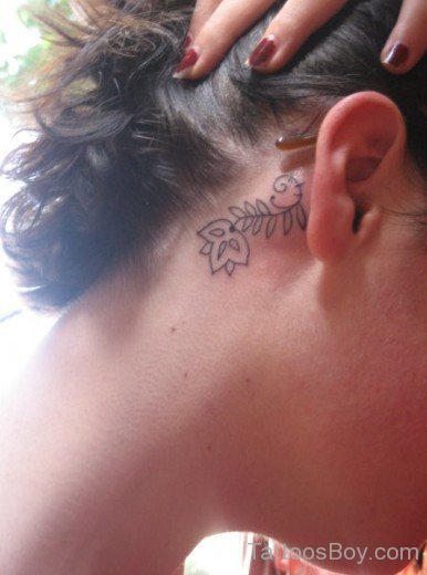 Fabulous Ear Tattoo Design