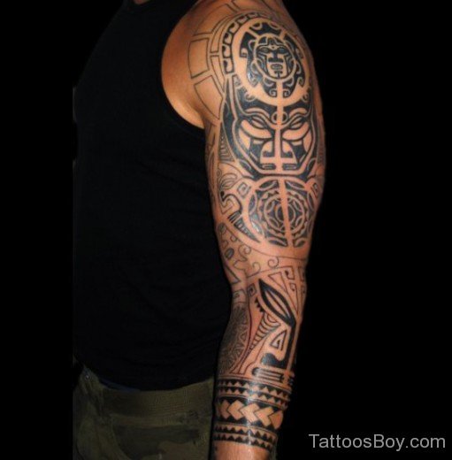 Amazing Tattoo On Full Sleeve