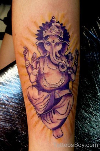 Attractive Ganesha Tattoo Design